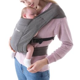 acheter-louer-porte-bébé-Ergobaby-embrace-knit-gris